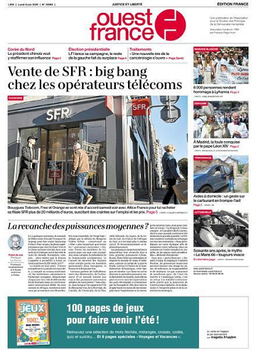 Ouest-France Édition France - 8 Juin 2026