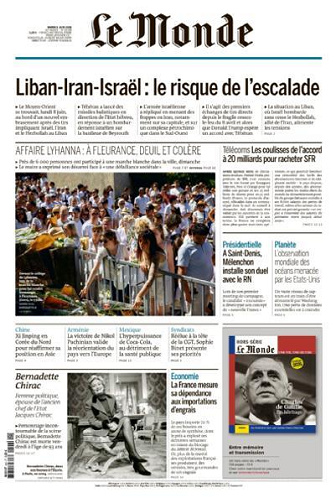 Le Monde - 9 Juin 2026