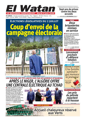 El Watan Du Mardi 9 Juin 2026