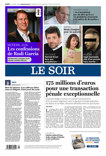 Le Soir Wallonie-Bruxelles du mardi 09 juin 2026