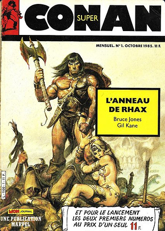 Super Conan N° 1 - L'anneau de Rhax -  Octobre 1985
