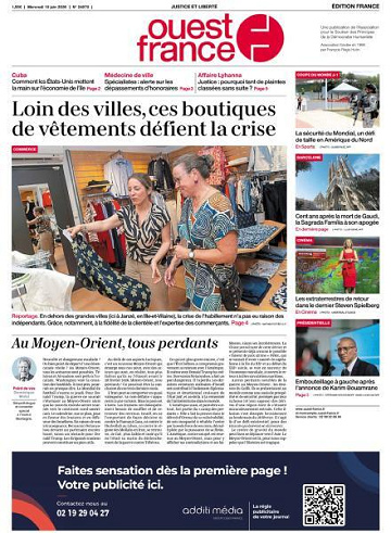 Ouest-France Édition France - 10 Juin 2026