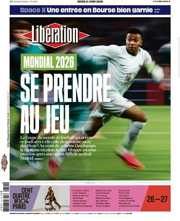 Libération du Jeudi 11 Juin 2026