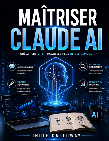 Indie Calloway - Maîtriser Claude AI: Créez plus vite. Travaillez plus intelligemment. (2026)