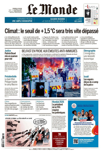 Le Monde Du Vendredi 12 Juin 2026