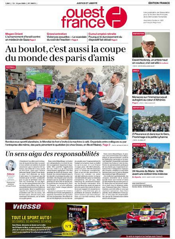 Ouest-France Édition France - 13 Juin 2026