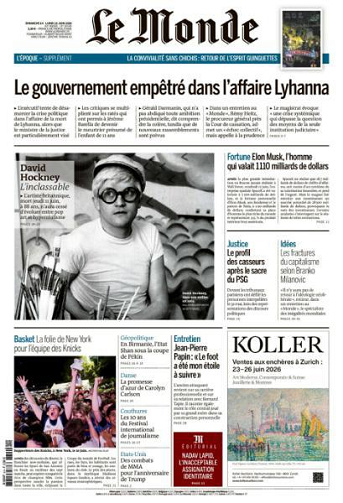 Le Monde - 14-15 Juin 2026