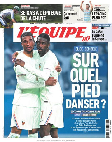 L’equipe du Dimanche 14 Juin 2026