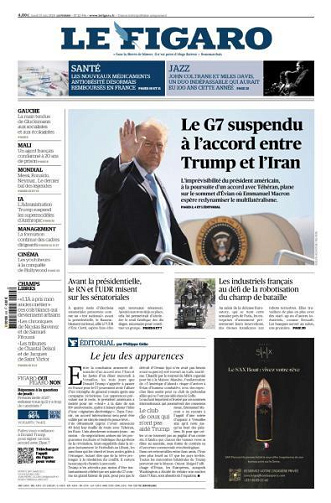 Le Figaro du Lundi 15 Juin 2026