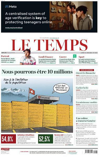Le Temps - 15 Juin 2026