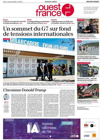 Ouest-France Édition France - 15 Juin 2026