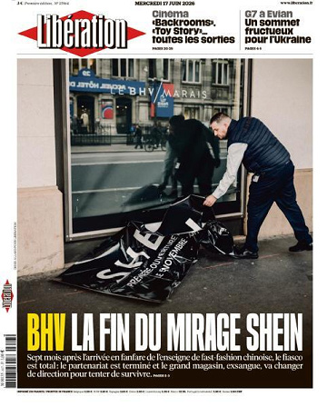 Libération du Mercredi 17 Juin 2026