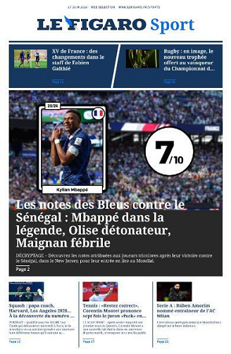Le Figaro Sport - 17 Juin 2026