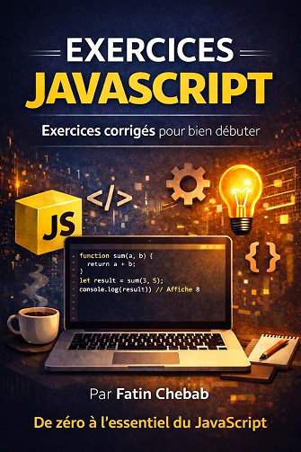 FATIN CHEBAB -Du Zéro à l’Essentiel en JavaScript-Exercices corrigés et expliqués (2026)