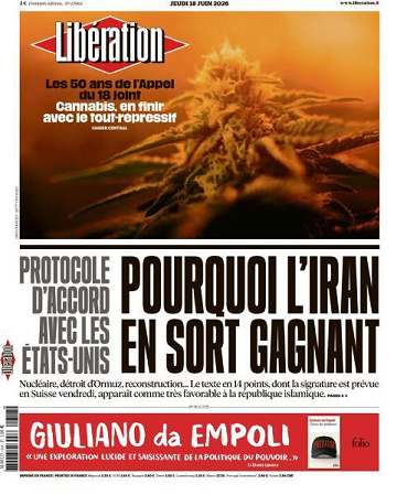 Libération du Jeudi 18 Juin 2026