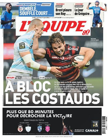 L’equipe du Vendredi 19 Juin 2026