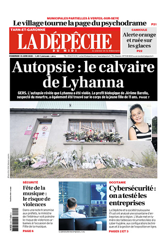 La Dépêche du Midi (16 Éditions) Du Vendredi 19 Juin 2026