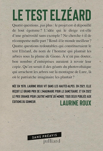 Laurine Roux - Le Test Elzéard (Sans préavis) (2026)
