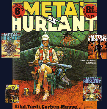 Métal Hurlant - Tome 1 à 50 - 1975 à 1987