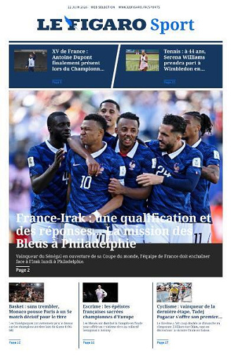 Le Figaro Sport - 22 Juin 2026