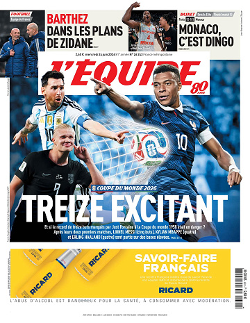 L’equipe du Mercredi 24 Juin 2026