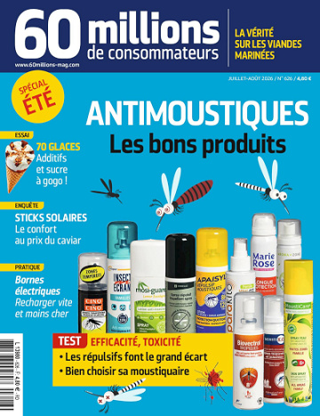 60 Millions de Consommateurs N°626 - Juillet-Aout 2026