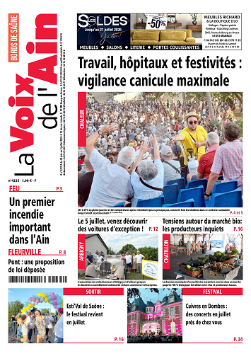 La Voix de l’Ain (6 Editions) Du Vendredi 26 juin 2026