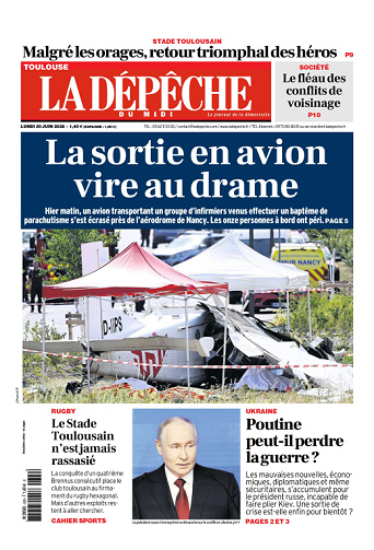 La Dépêche du Midi (16 Éditions) Du Lundi 29 Juin 2026