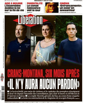 Libération du Mercredi 1er Juillet 2026