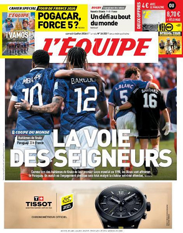 L’equipe du Samedi 4 Juillet 2026