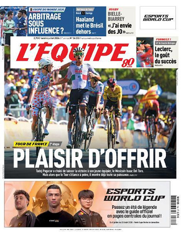 L’equipe du Lundi 6 Juillet 2026