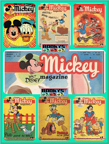 Mickey Magazine Numéros 1 à 468 + 5INT (1950 à 1959) | PACK |