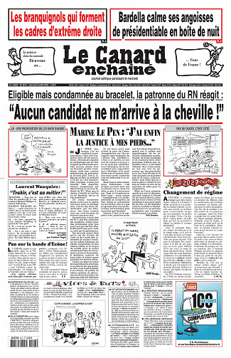 Le Canard Enchainé du Mercredi 8 Juillet 2026
