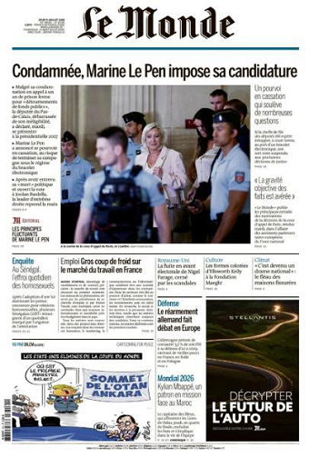 Le Monde - 9 Juillet 2026