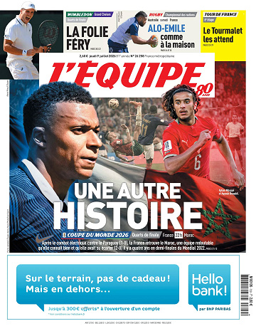 L'Equipe - 9 juillet 2026