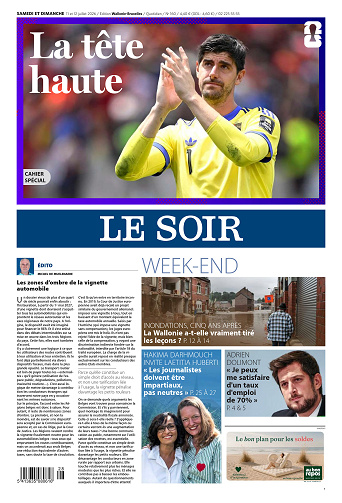 Le Soir Wallonie-Bruxelles du samedi 11 et dimanche 12 juillet 2026 + Le Soir WE + Le Soir Lena + SO Soir