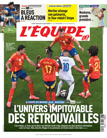 L’Équipe Du Dimanche 12 Juillet 2026