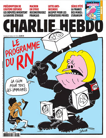 Charlie Hebdo N°1773 du Mercredi 15 Juillet 2026
