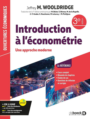 Jeffrey Wooldridge - Introduction à l'économétrie: Une approche moderne