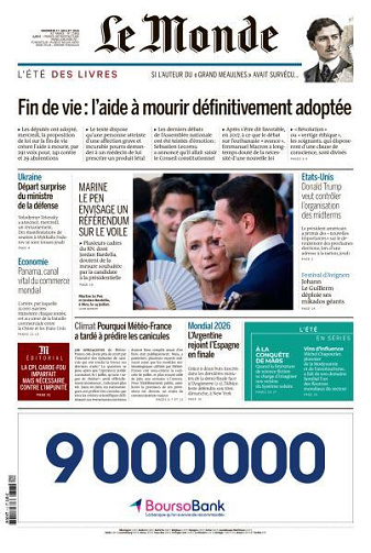 Le Monde - 17 Juillet 2026