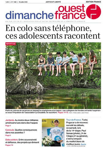Ouest-France Dimanche Édition France -19 Juillet 2026