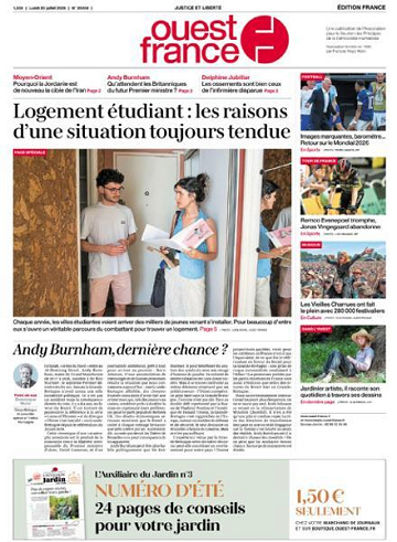 Ouest-France Édition France - 20 Juillet 2026
