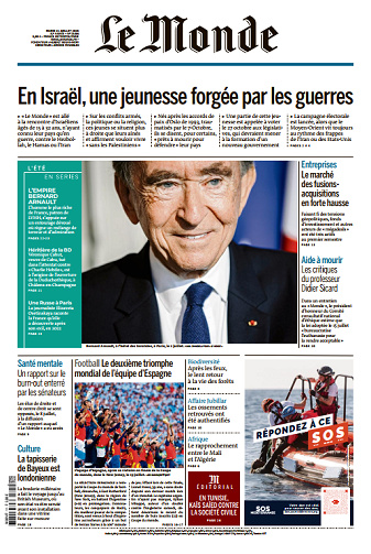 Le Monde Du Mardi 21 Juillet 2026
