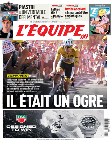 L’Équipe Du Samedi 25 Juillet 2026