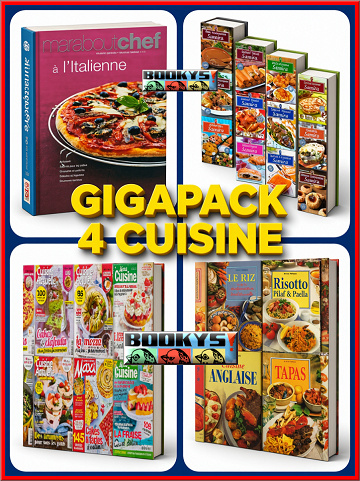 340 Livres et Magazines De Cuisine |PACK4|