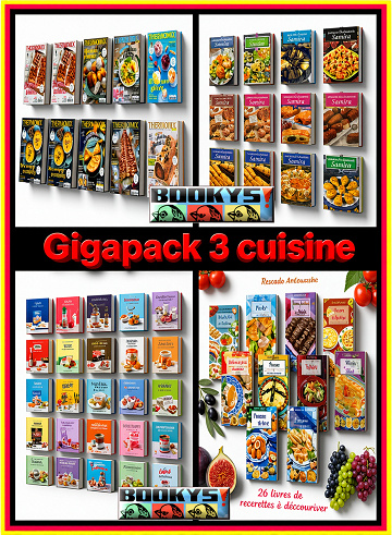 444 Livres et Magazines De Cuisine |PACK3|