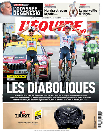 L’Équipe Du Dimanche 26 Juillet 2026