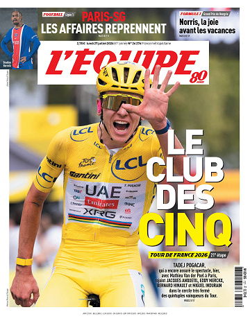 L'Equipe Du Lundi 27 Juillet 2026