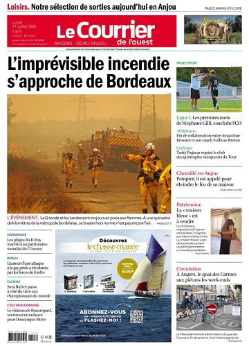 Le Courrier de l’Ouest (5 Éditions) Du Lundi 27 Juillet 2026