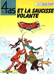 Les 4 as, tome 14 : Les 4 as et la saucisse volante - Georges Chaulet